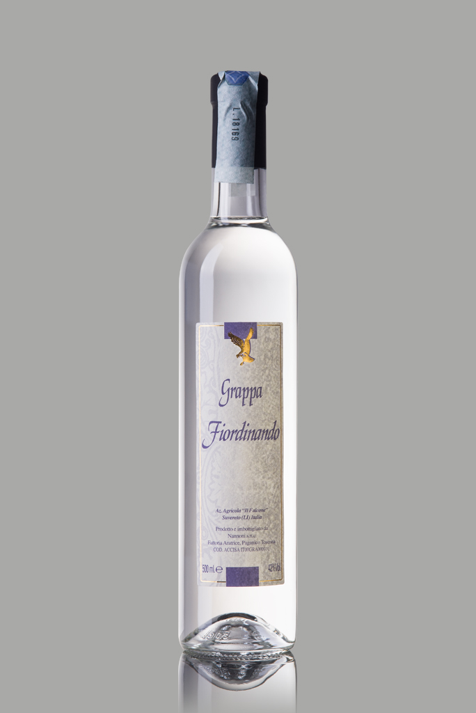 Grappa produced by the Il Falcone farm
