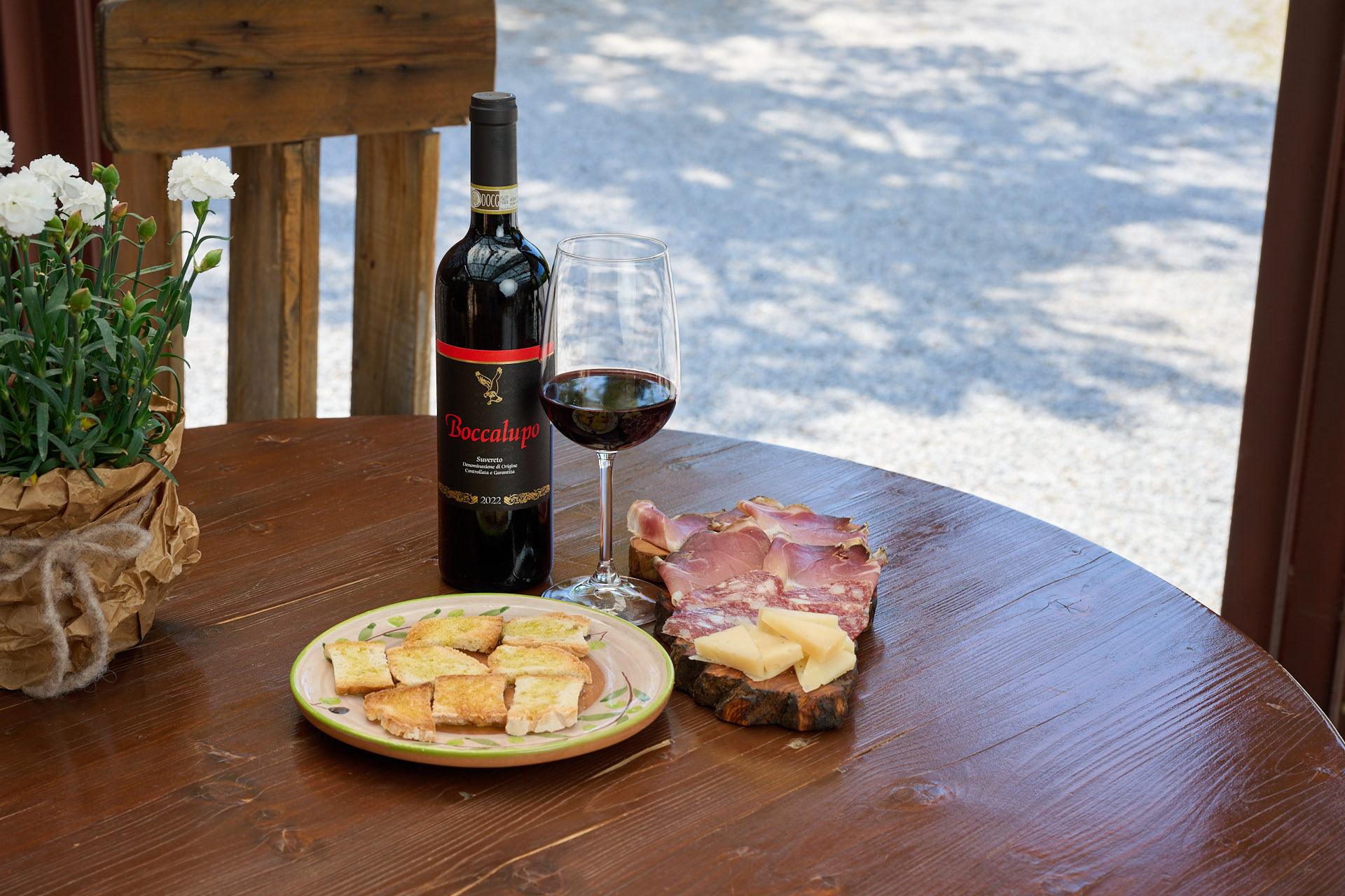 Wine tasting at Il Falcone, Suvereto